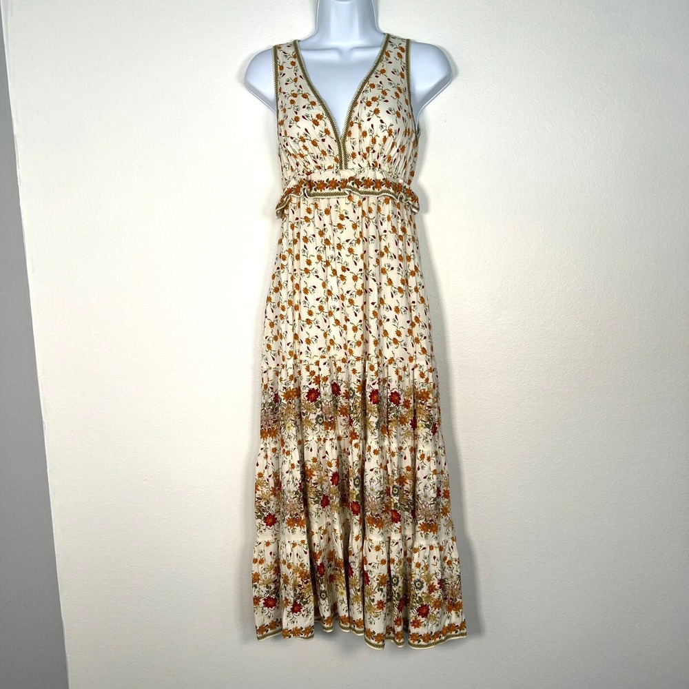Floral Sleeveless Maxi Dress